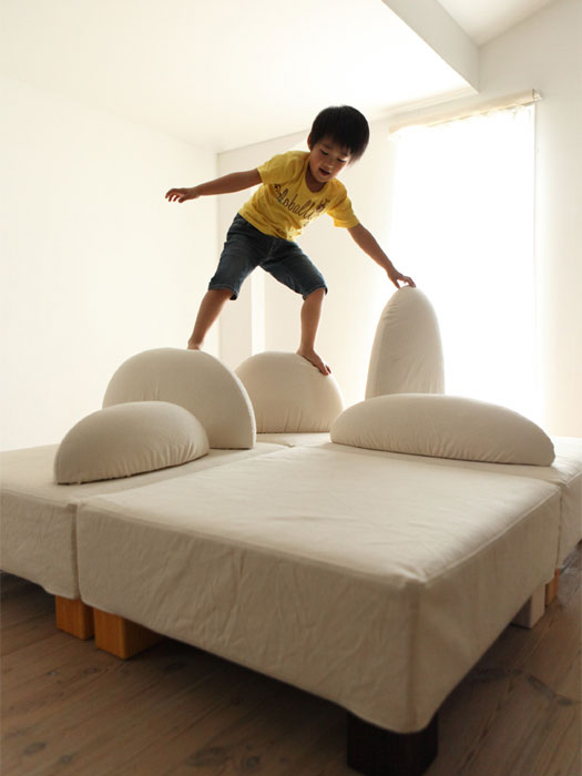 Ecological And Funny Furniture For Kids Bedroom By Hiromatsu