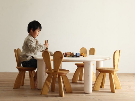 Ecological And Funny Furniture For Kids Bedroom By Hiromatsu