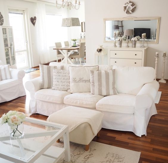 Ektorp sofa in a vintage-styled living room
