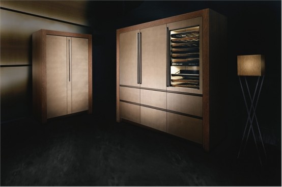 Elegant Wooden Kitchen Bridge By Armani Dada