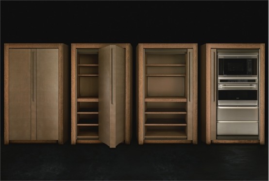 Elegant Wooden Kitchen Bridge By Armani Dada