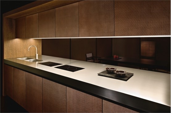Elegant Wooden Kitchen Bridge By Armani Dada