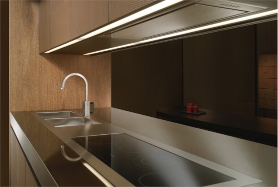 Elegant Wooden Kitchen Bridge By Armani Dada