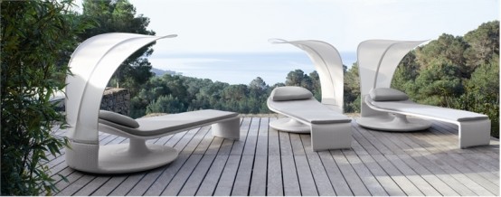 Elegant Outdoor Chaise Lounge Summer Cloud By Dedon