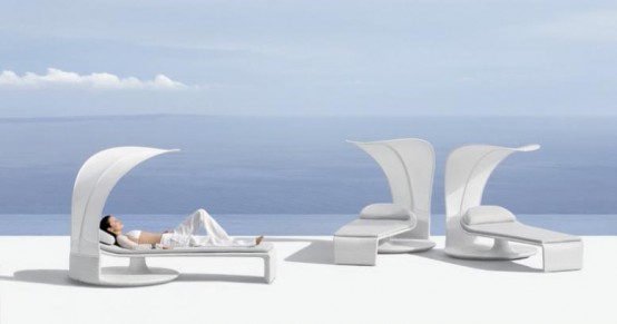 Elegant Outdoor Chaise Lounge Summer Cloud By Dedon