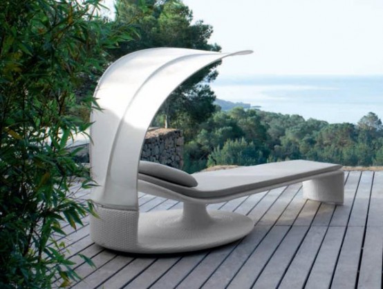 Elegant Outdoor Chaise Lounge Summer Cloud By Dedon