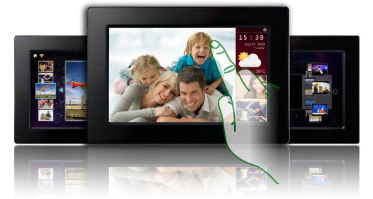 Functional And Stylish Wi Fi Digital Photo Frame TouchConnect By EStarling 