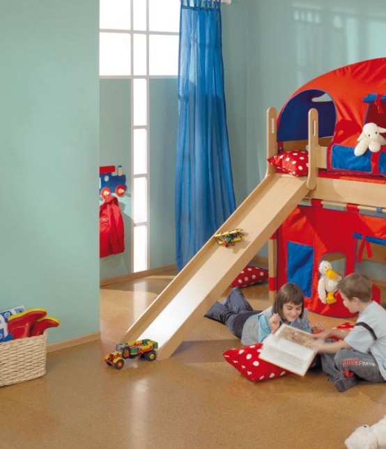 Funny Play Beds For Cool Kids Room Design By Paidi