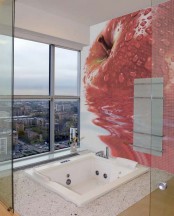 Glass Mosaic Tiles With Cool Images For Bathroom By Glassdecor