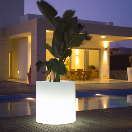 Light Outdoor Garden Pots Llum By Vondom
