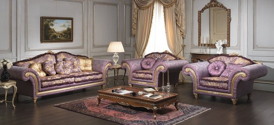 Luxury Classic Sofa and Armchairs – Imperial by Vimercati Media