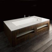 Luxury Bathtubs In Wooden Finish By Lacava