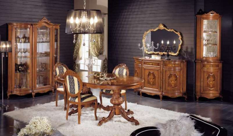 Luxury Classic Dining Room Furniture By Modenese Gastone