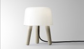 Milk Lamp Wood Sweden Table Lamp