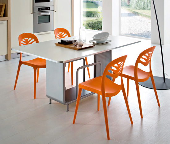 Modern Bright Kitchen Chairs From Domitalia
