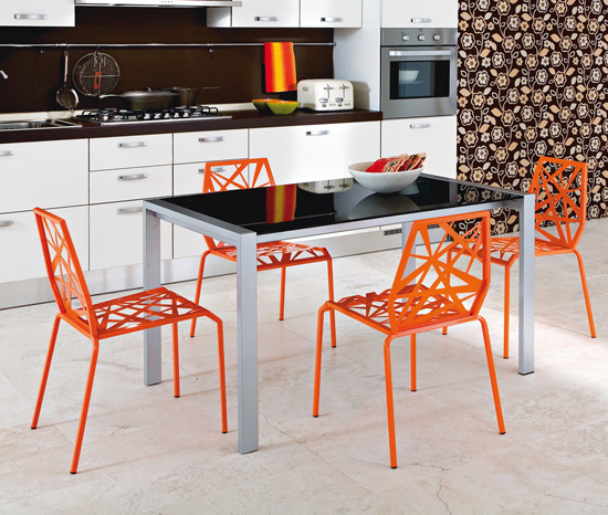 Modern Bright Kitchen Chairs From Domitalia