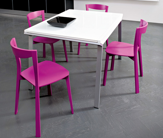 Modern Bright Kitchen Chairs From Domitalia