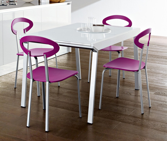 Modern Bright Kitchen Chairs From Domitalia