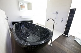 Modern Freestanding Wood Bathtub Ocean Sailor By Sasso