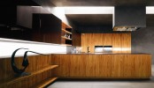 Modern Kitchen In Wooden Finish
