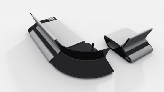 Modern Modular Sofa Slim By Stephane Perruchon
