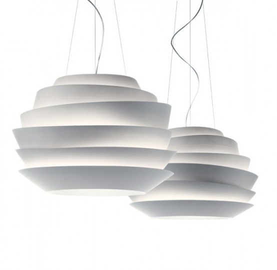 Modern Suspension Lamps Le Soleil By Foscarini