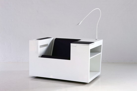 Modern And Ergonomic Workstation Four Works By Four Design