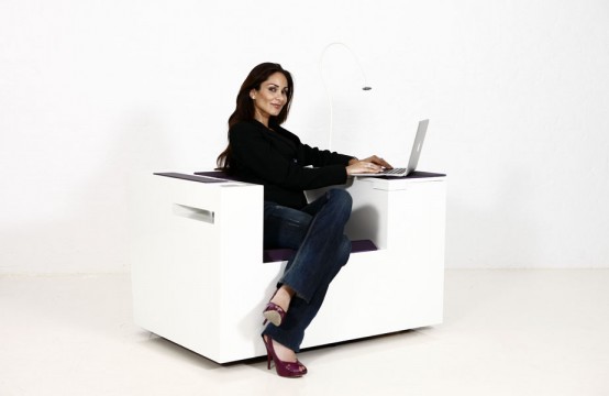 Modern And Ergonomic Workstation Four Works By Four Design