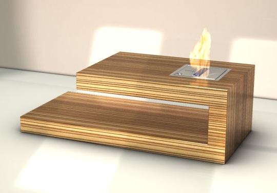 Modern Coffee Table With Built In Fireplace Fire Coffee Table  By Axel Schaefer