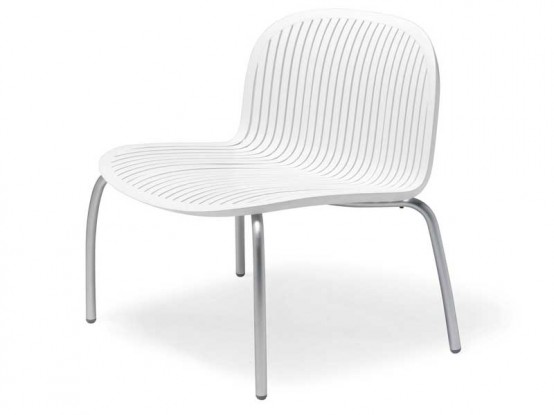 Modern White Outdoor Tables And Chairs Loto & Ninfea From Nardi