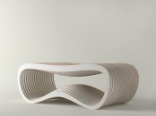 Nurbs Coffee Table In White