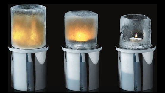 Original Christmas Decoration – Ice Candle by Mathmos