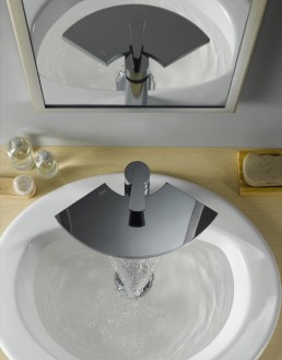 Original And Refine Waterfall Bathroom Tap Fan By Fluid