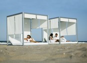 Outdoor White Daybed By Gandia Blasco