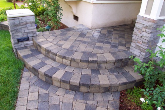 15 Paving Stone Driveway Design Ideas - Digsdigs