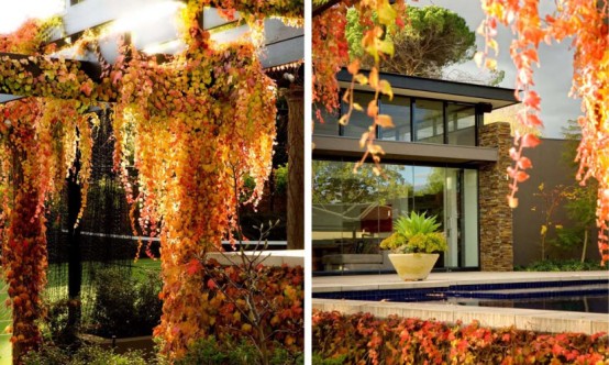 Romantic Garden Design Around Victorian Era Home