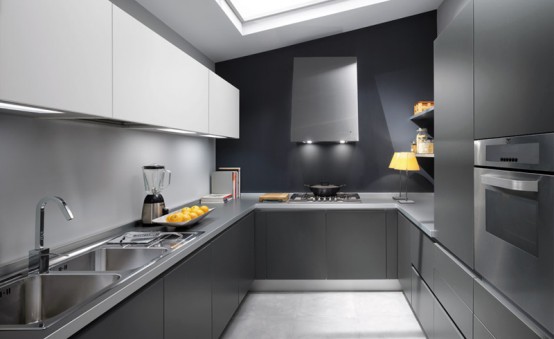 Stylish Grey Kitchen Inspiration By Ernestomeda