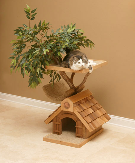Unique Cat Tree Houses with Real Trees from Pet Tree House Unique Cat Tree Houses with Real Trees from Pet Tree House
