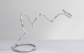 Very Flexible Modern Table Lamp PizzaKobra By Ron Arad