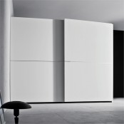 White Wardrobe For Minimalist Interior Design Orizzonte And Tratto By Pianica
