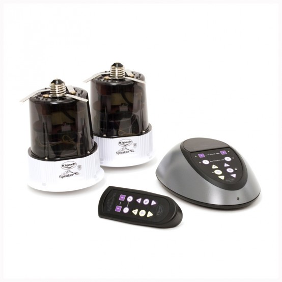 Wireless Home Speakers With Led Bulbs   LightSpeaker System By Klipsch®