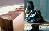 Wood Dining Room Furniture With Unique Finish By Toyo Ito