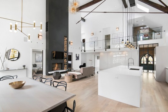 A Church Transformed Into An Eye-Catching Minimal Home