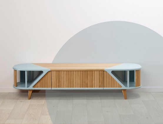 Adjustable Latitude Furniture With Pastel Compartments