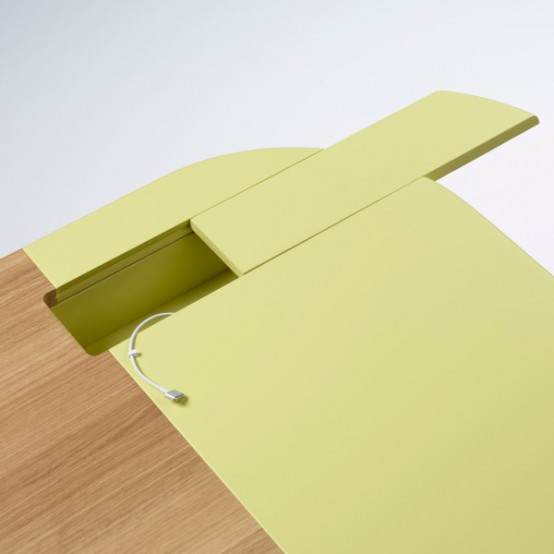 Adjustable Latitude Furniture With Pastel Compartments