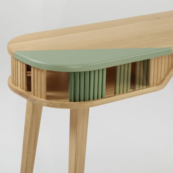 Adjustable Latitude Furniture With Pastel Compartments