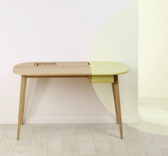 Adjustable Latitude Furniture With Pastel Compartments