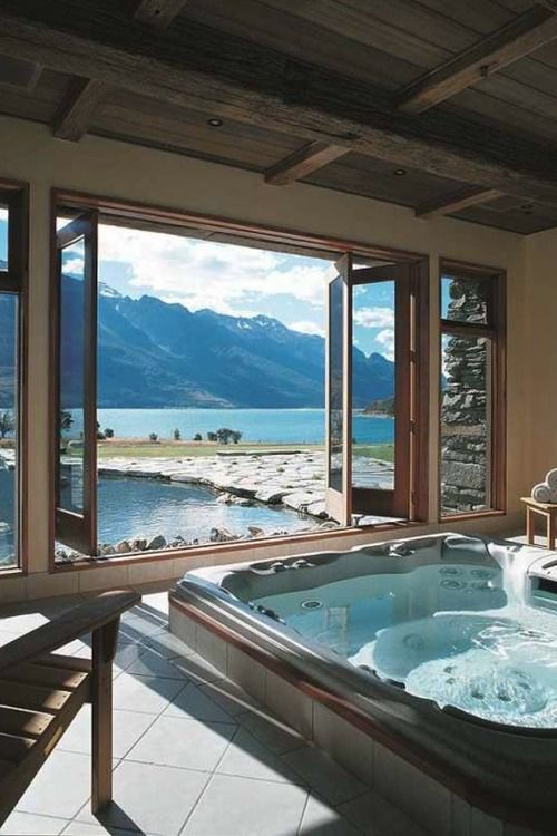 38 Adorable Bathroom Designs With View