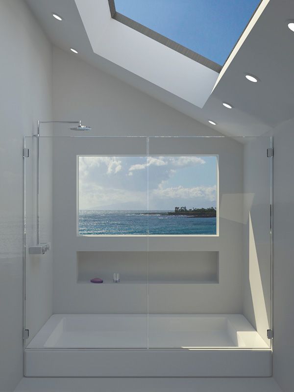 Adorable Bathroom Designs With View