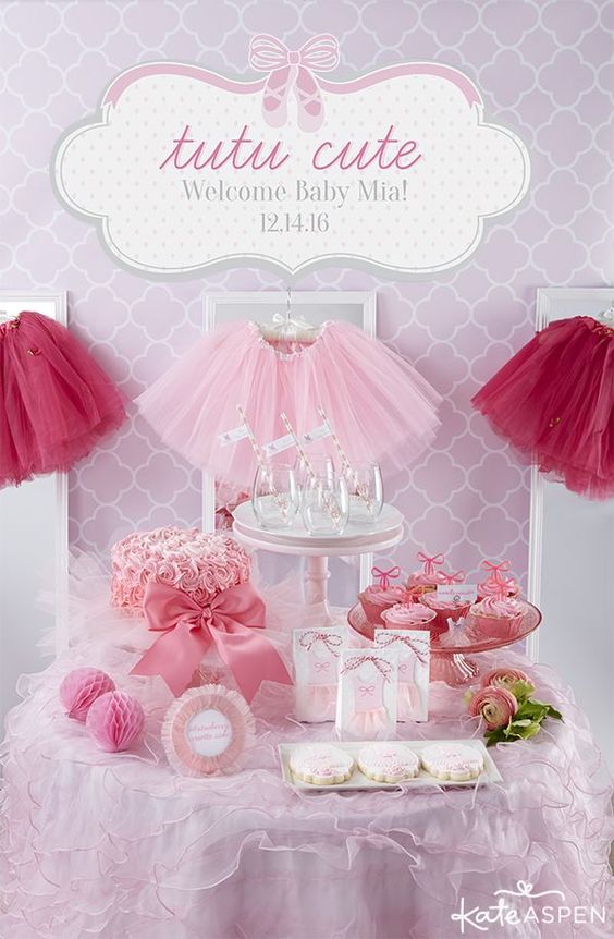 Picture Of adorable girl baby shower decor ideas youll like  15